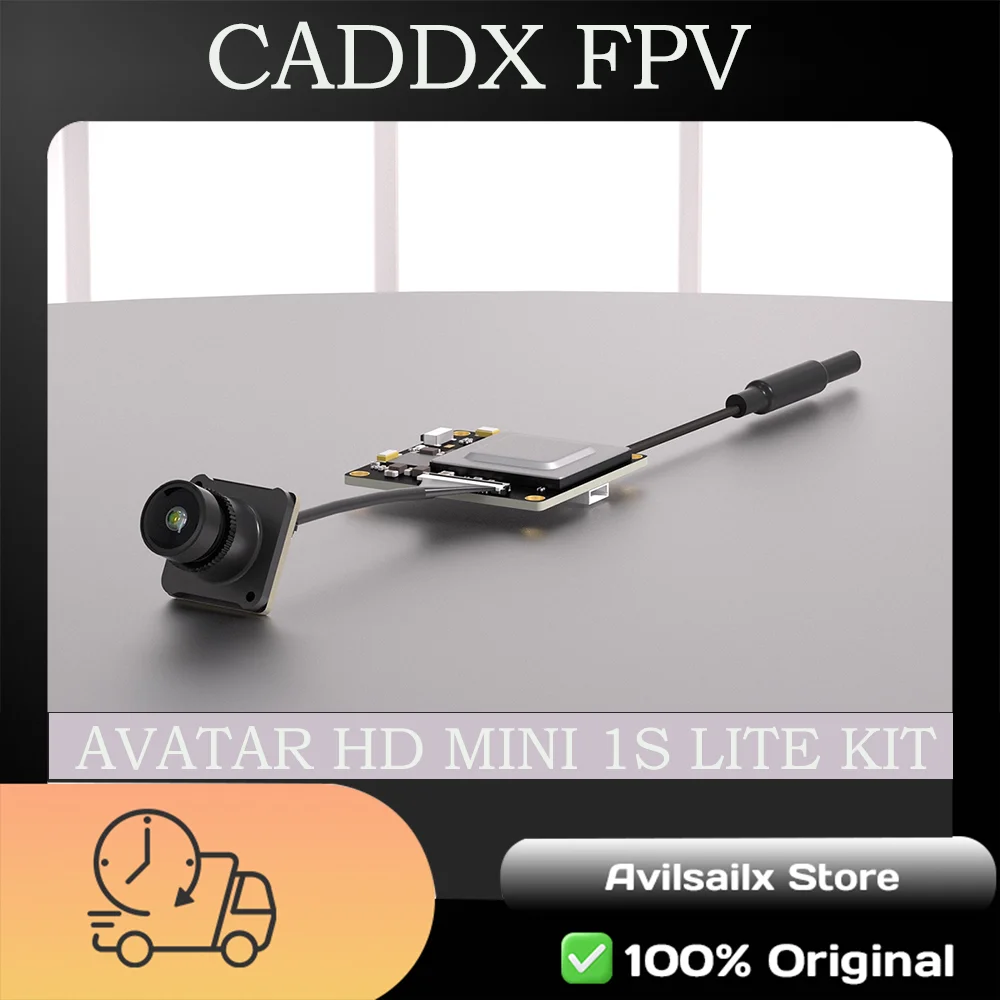 Caddx Walksnail Avatar HD Mini 1s Kit 1080P 60fps Low Latency Nano FPV Camera V3 VTX with 32G Card for Racing Drone