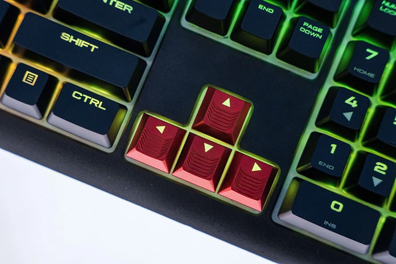 Texture Tactility Backlit WASD Keycaps+Arrow Keys,Replacement for Cherry MX 1.0/2.0S/3.0S/5.0/6.0/8.0/9.0 Mechanical Keyboards