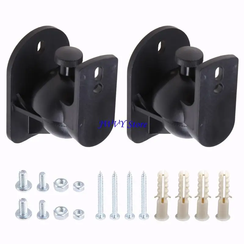 573a 범용 서라운드 작은 위성 천장 스피커 괄호 1 스피커 용 검은 사운드 바 벽 장착 브래킷