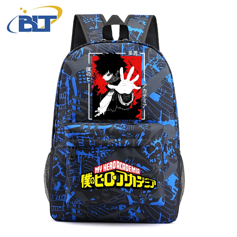 My Hero Academia Anime Mochila, Student Schoolbag, Youth Leisure Bag, Presente de Volta para a Escola para Crianças