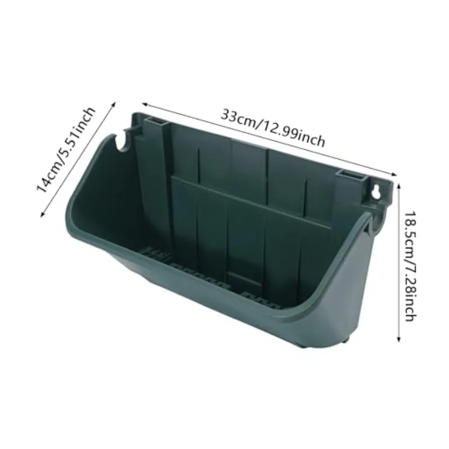 Vertical Garden Planter For Indoor Balcony And Yard Use, Made Of Durable Plastic, Black Color, Holds 24 Pots With Space-Saving