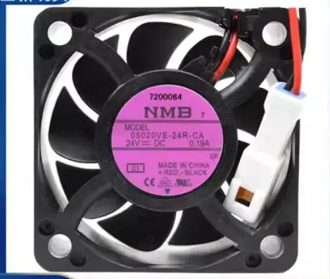 

NMB 05020VE-24R-CA DC 24V 0.19A 50x50x20mm 2-Wire Server Cooling Fan