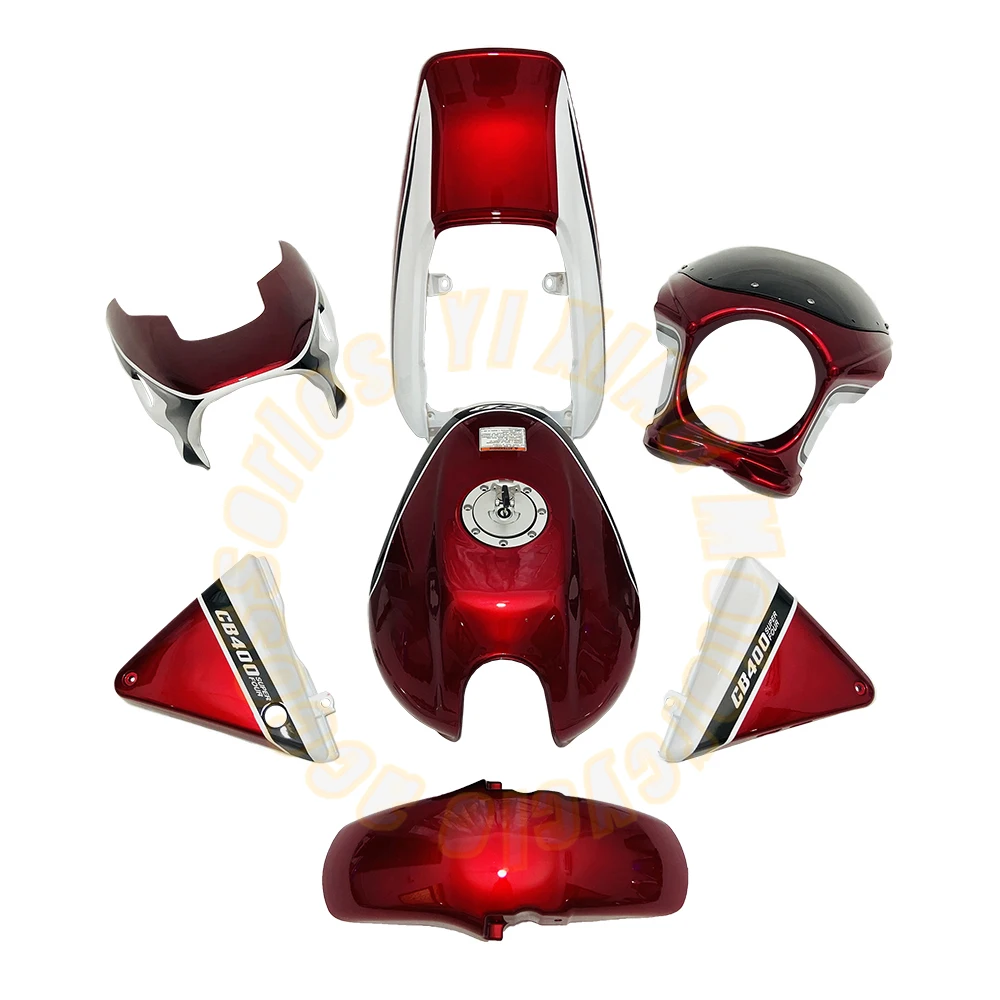 Motorcycle fairing kit suitable for Honda CB400 CB400SF SUPER FOUR 1992-1996 body shell engine protective cover front lampshade