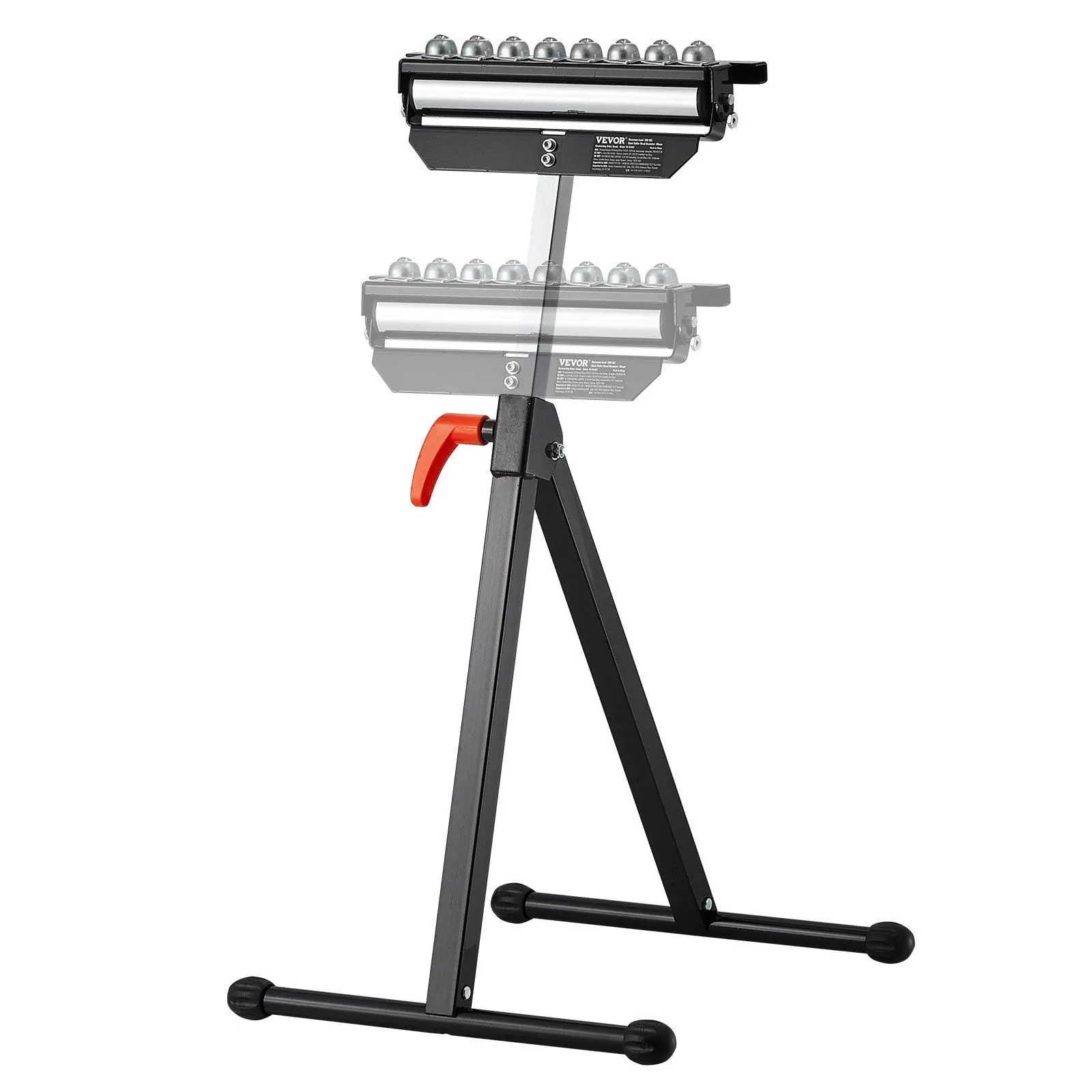

Folding Roller Stand Max Load 300 lb Adjustable 26.8-42.5 in for Woodworking