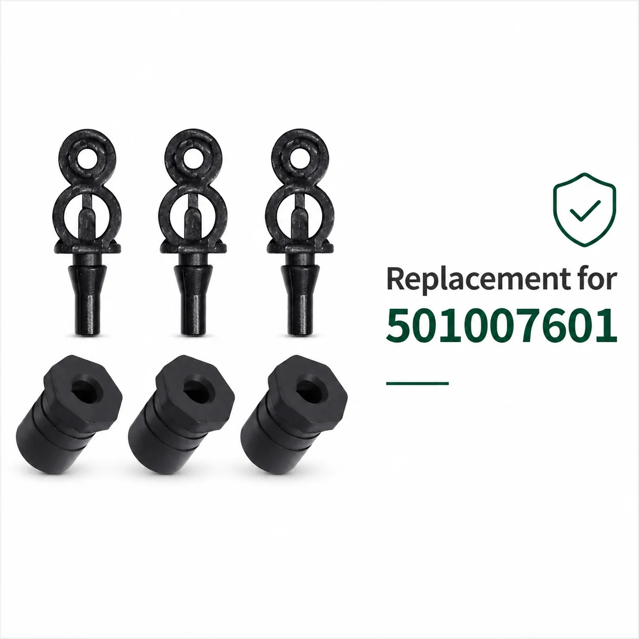Rubber Support Shock Mount Kit Anti Vibration Buffer for Husqvarna 435 450 440 555 560 562 Chainsaw,501007601,Replacement Parts