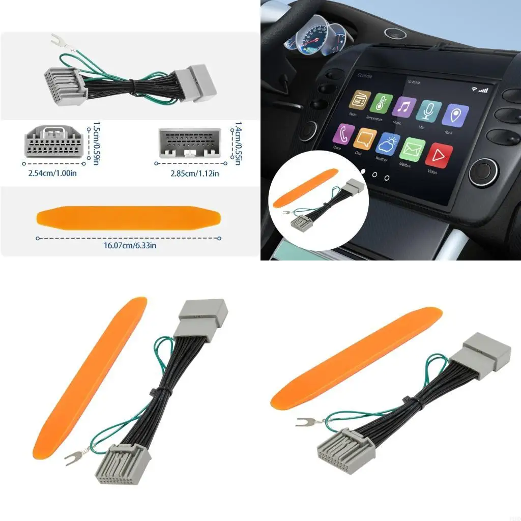 J1HD Navigation Accessories Video Decoding Cable For Driving Entertainment