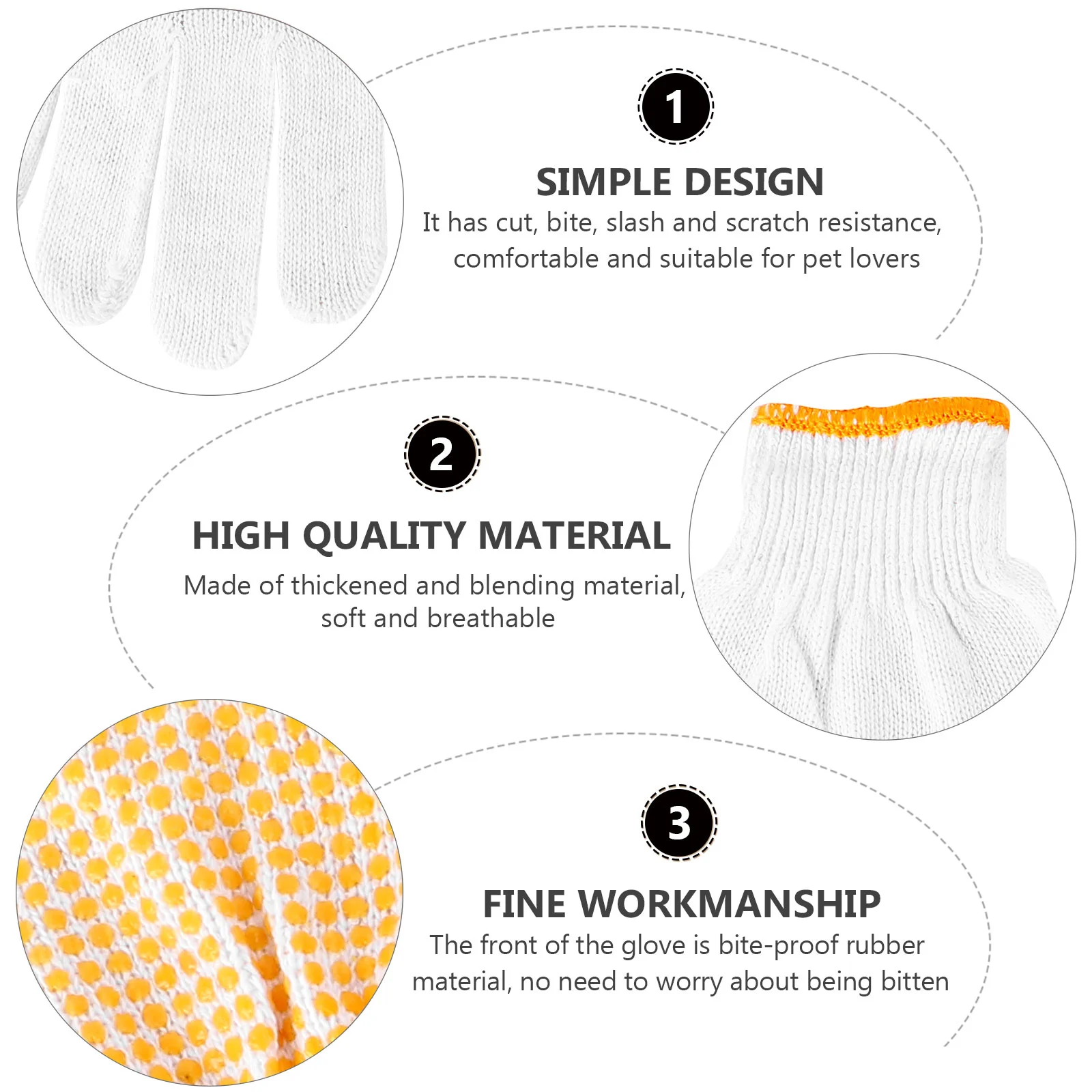 Anti-scratch Glove Anti-bite Cat Hair Brush Animal Protection Mittens Pet Small