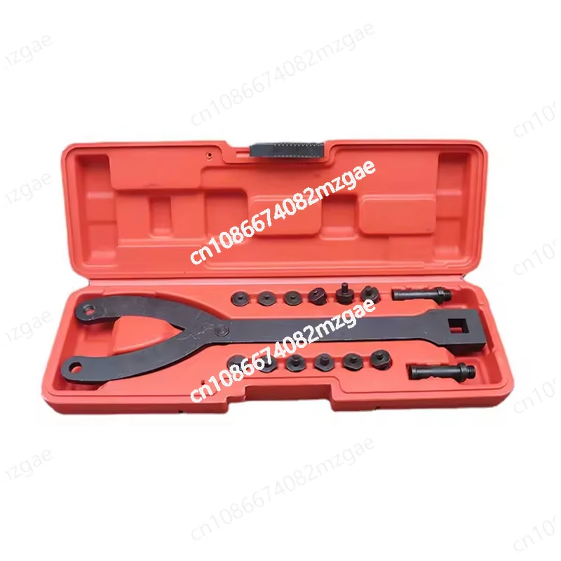 1/2 Inch 15Pc Variable Pin Spanner Wrench Automobile Tool Adjustable Fan Clutch Pully Holder Remover Kit