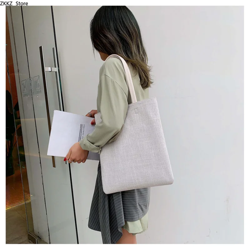 Fairy Canvas Bag Female 2023 New Style South Korea Canvas Shopping Handbag Fresh Spring and Summer Tote Bag Maiden Shoulder Bag