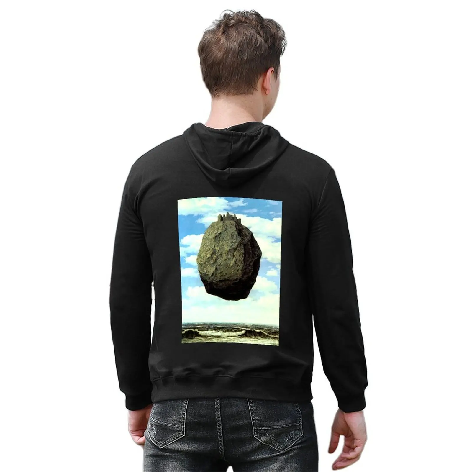 Castle of the Pyrenees The Castle of the Pyrenees Hoodie mens clothes autumn jacket men men's coat mens clothing hoodie