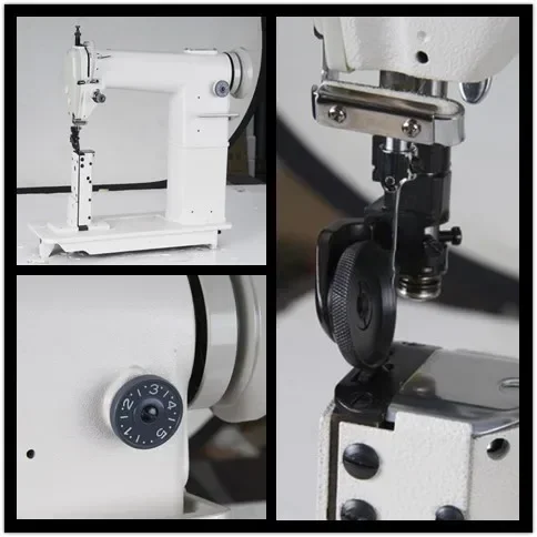 PA810 Round Body Post Bed Sewing Machine For Shoes Sewing Machine And Bag Sewing machine