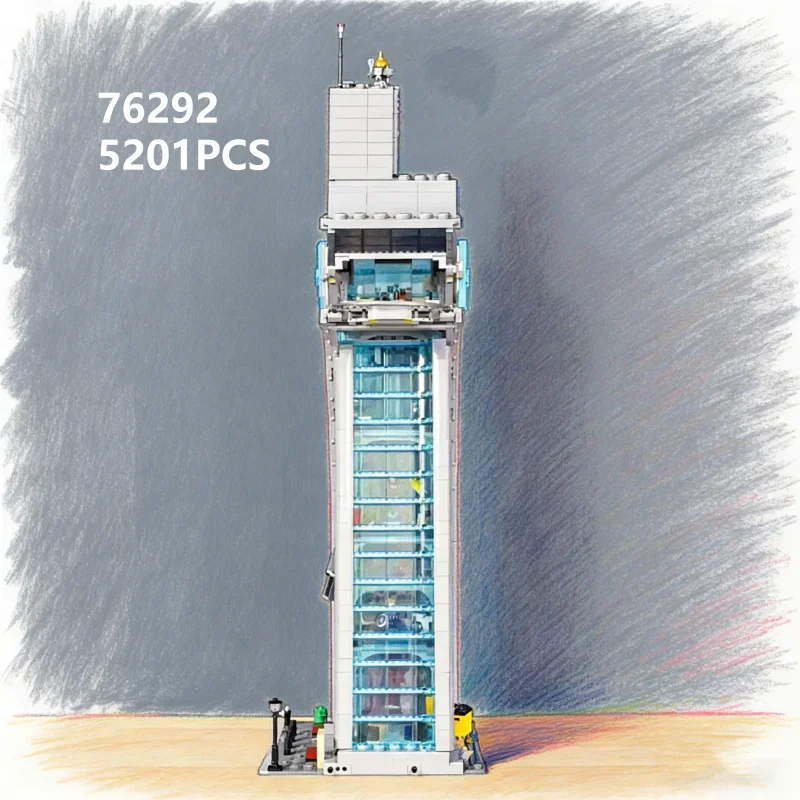 76269 Battle Tower Modular Model Christmas Festival Party Gifts 5201Pcs Brick Children Educational Toys