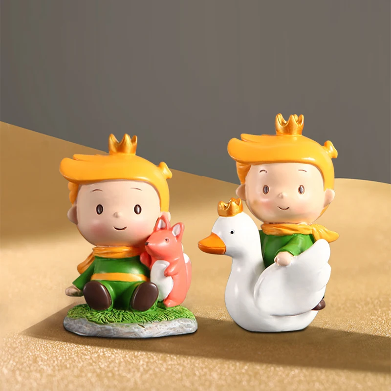 The Little Prince Nordic Desktop Home Decoration Ornament Creative Living Room Simple Modern Car Baking Resin Crafts