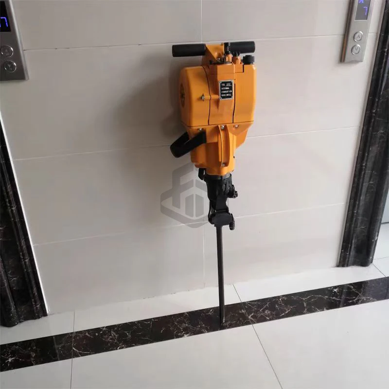 Portable Gasoline Jack Hammer Power Borehole Tool YN27C Rock Drill for Sale