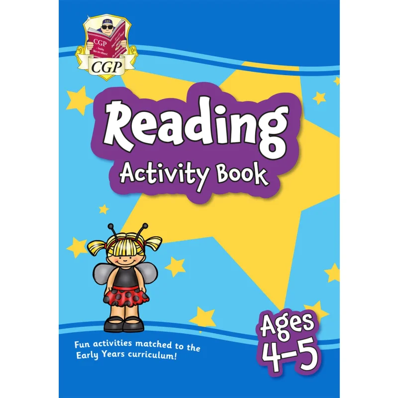 

New Reading Activity Book For Ages 45 Reception CGP TEAM Coordination Group Publications 9781789088830 Book