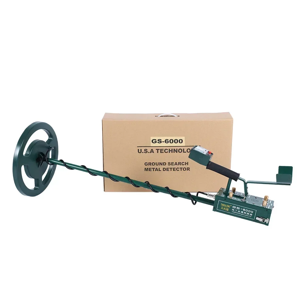 User-Friendly GS6000 Outdoor Metal Detector: Underground Treasure Hunting Device for Archaeological Finds & Gold