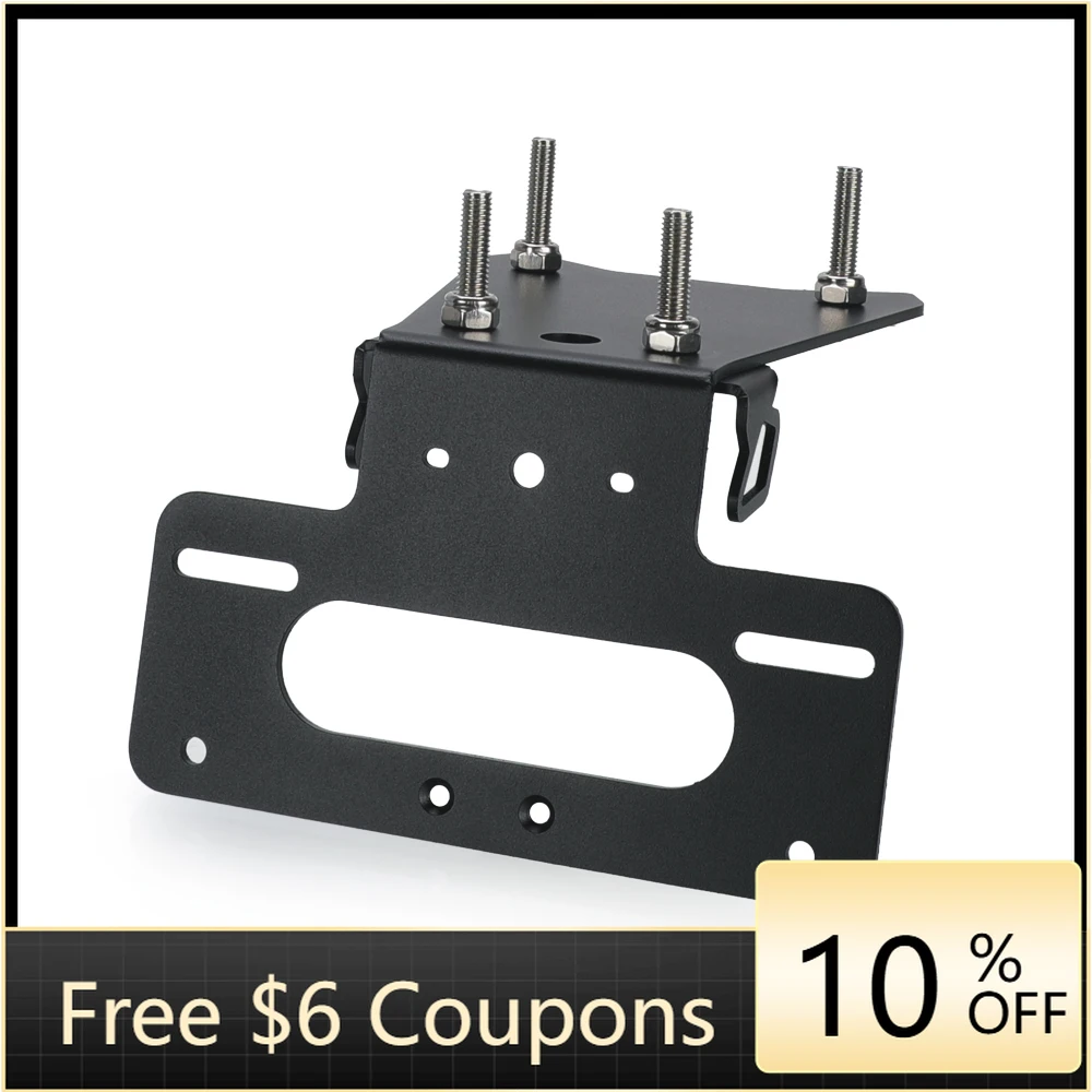 

STLF Motorcycle License Plate Bracket Folding Number Plate Frame Holder For Ducati Monster 1200 / S / 821 / 797 / 659 2017 - 202