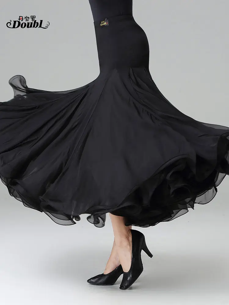 

2026 Modern Dance Skirt Large Swing Long Skirt Ballroom Dance Skirt New Waltz Dress