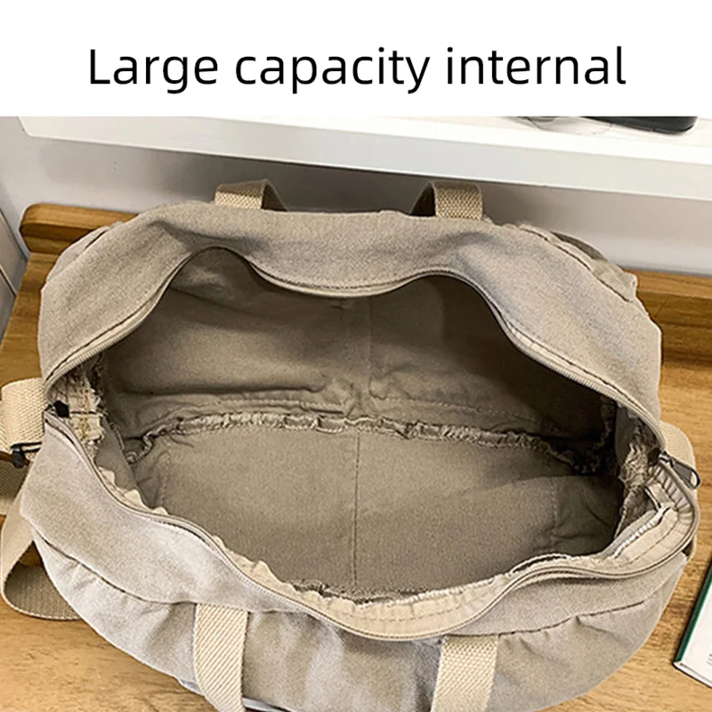 قماش الصالة الرياضية حقيبة اللياقة سعة كبيرة في الهواء الطلق السفر التدريب الرياضة الكتف حقيبة كروسبودي المحمولة ركاب حقيبة يد