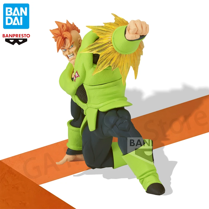 

In Stock Bandai Genuine BANPRESTO Gxmateria Dragon Ball Z THE ANDROID 16 PVC Anime Action Figures Collection Model Toy Kids Gift