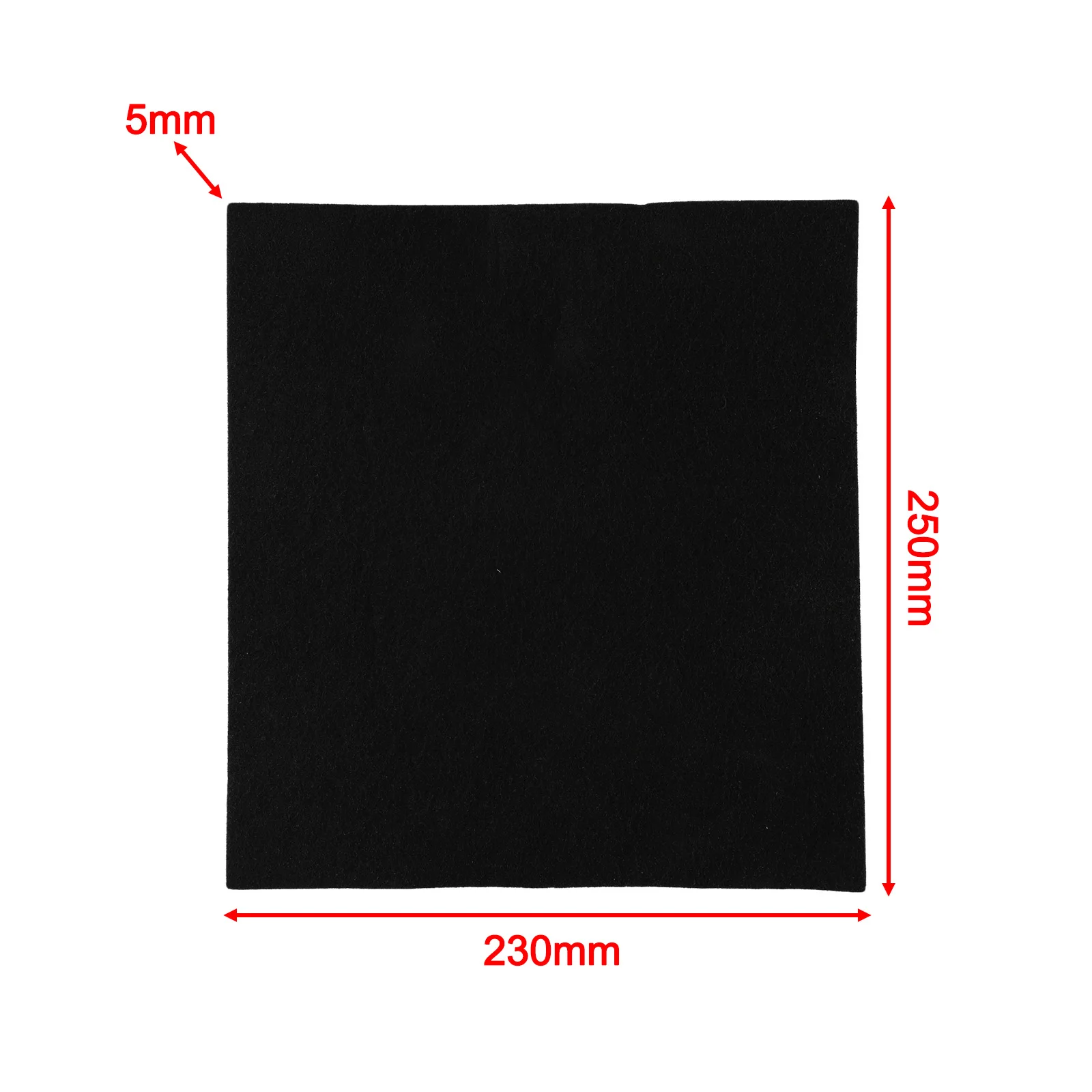 Superior Filtering Capacity Activated Carbon and Cotton Air Filter for Household Kitchen Range Hood 230x250x5mm