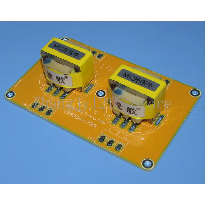 Permalloy 20 times / 30 times boost MC vinyl pickup booster transformer，Wide frequency response ，suitable for 100Ω