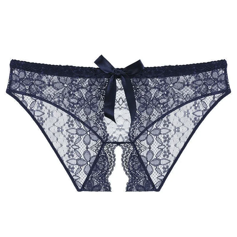 Mulheres Sexy Virilha Aberta Lace Bow Cuecas, Tanga Oca, Calcinhas Porno, Nádegas, Tentação, Não Precisa De Tirar