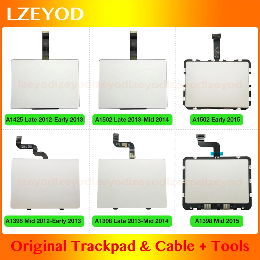 Oryginalny Touchpad z Flex Cable + narzędzia do macbooka Pro Retina 13 \