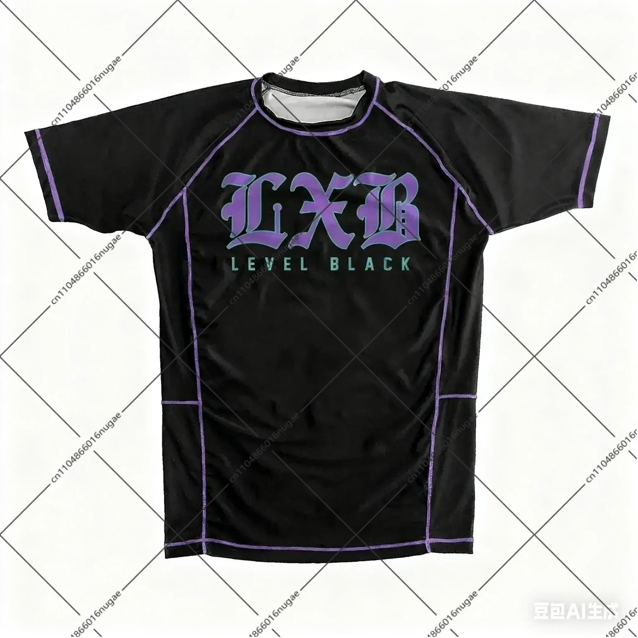 2526 Top Black Rash… - image