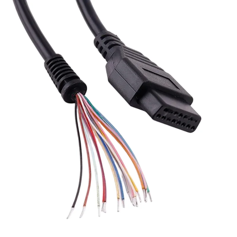 Cable para Control de Juego SNK NEO Geo CD, Cable de Extensión para Gamepad, Cable de Repuesto de 15 Pines para Consola de Juegos SNK NEO Geo CD