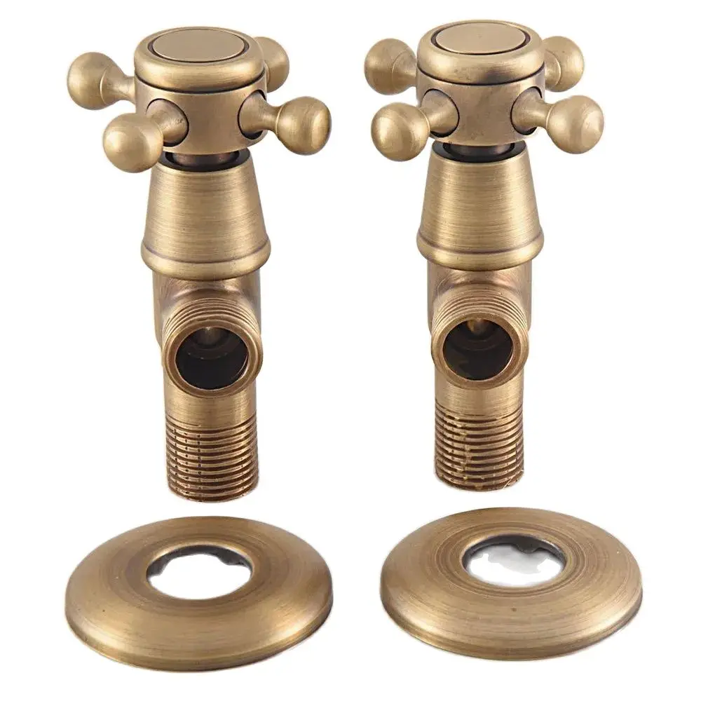 2 Pcs Antique Brass 1/2\