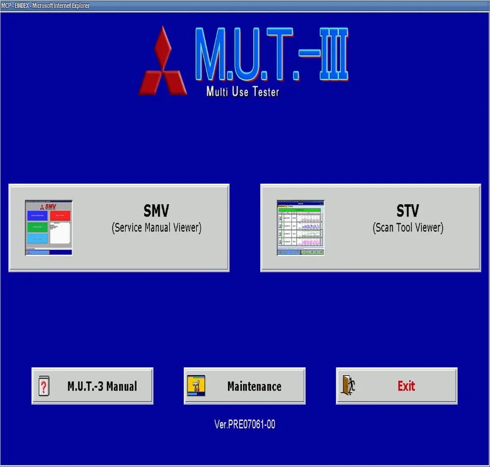 EPC-SOFTWARE M.U.T.-III PRE 23061-00 [11.2023] Diagnostic Software For