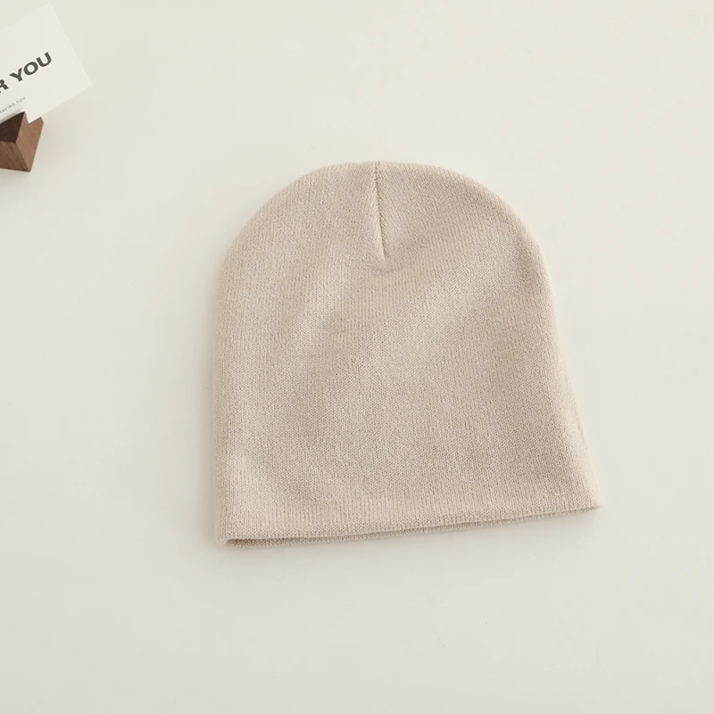 طفل قبعة صغيرة الشتاء عادية متماسكة الدافئة بيني القبعات حفارة الأطفال في الهواء الطلق الاطفال قبعات الخريف الفتيان الرياضة القبعات الدافئة #6