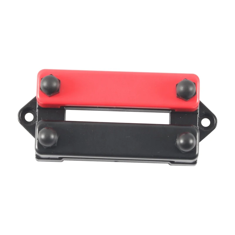 12V Ground/Power Distribution Terminal Block Battery Bus Bar Set (Max 300V AC/48V DC) Negative/Positive Insulated Busbar