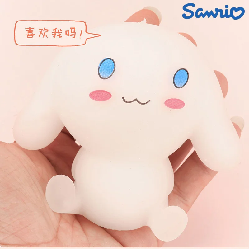 

Новинка Sanrio Cinnamoroll декомпрессионные игрушки Мультяшные милые студенческие игрушки с изменением цвета рук сжимание популярные игрушки детские подарки