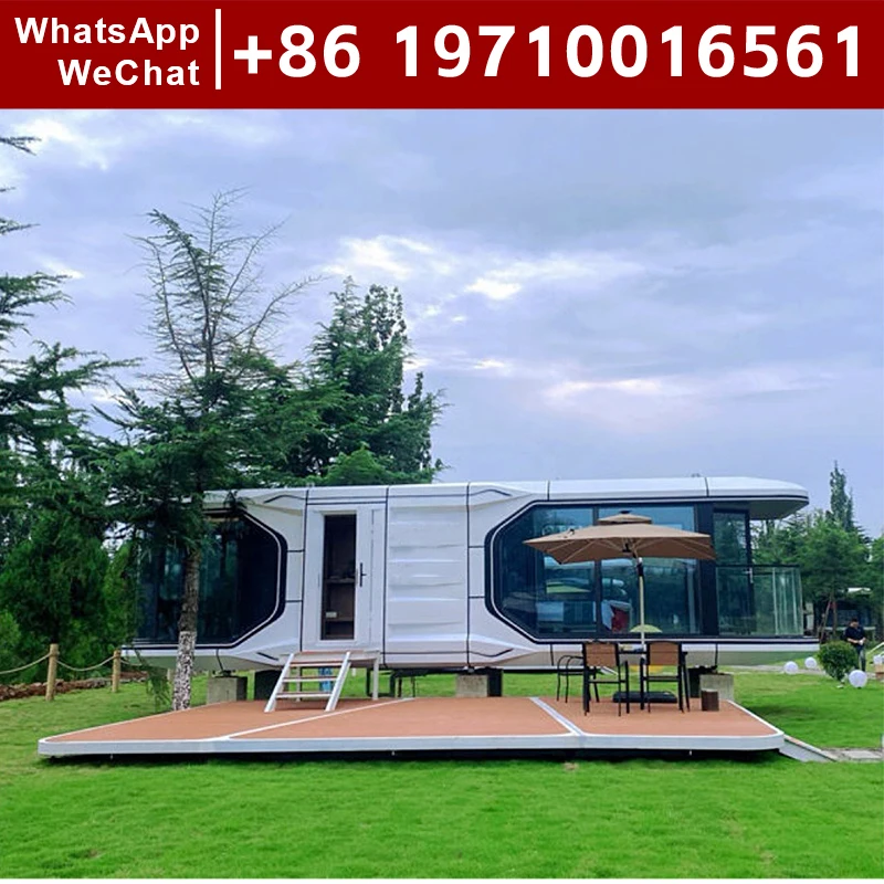 Space Capsule House Economic Prefabricated Houses in Luxury Containers Prefab Tiny House Prefabricated Hotel Rooms Pre Fab Homes