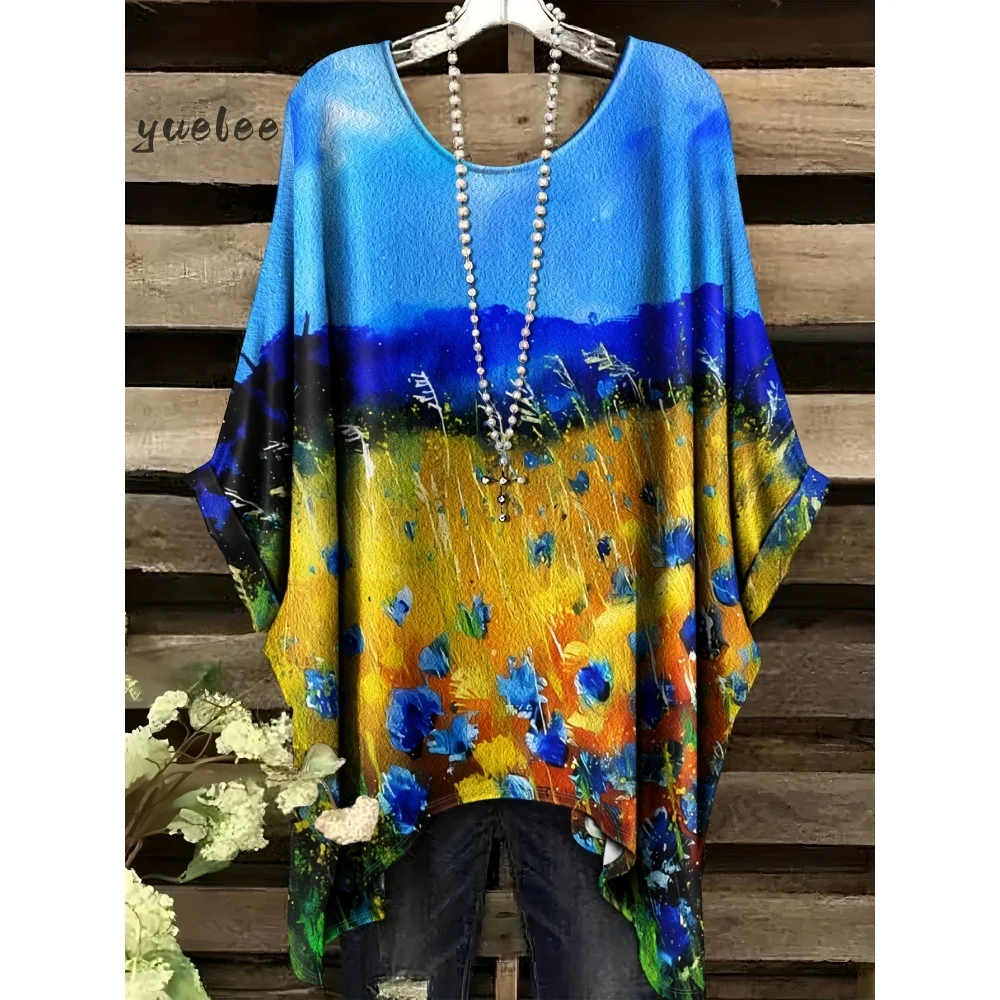 Summer Woman Clothes Fashion T-Shirt Women Enchantress Rose Fish Scale Pattern Tops Vintage O-Neck Women's Short Sleeve T-Shirt