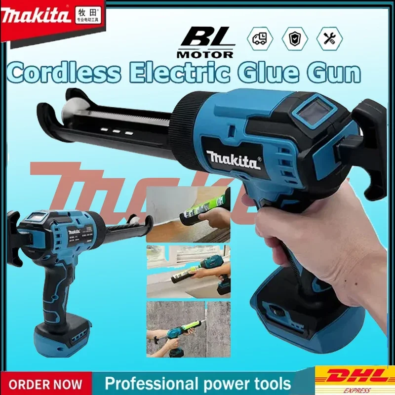 

Makita Cordless Electric Glue Gun Multifunctional Electric Caulking Gun Portable Glue Filling Sealing Power Tool For 18V Battery