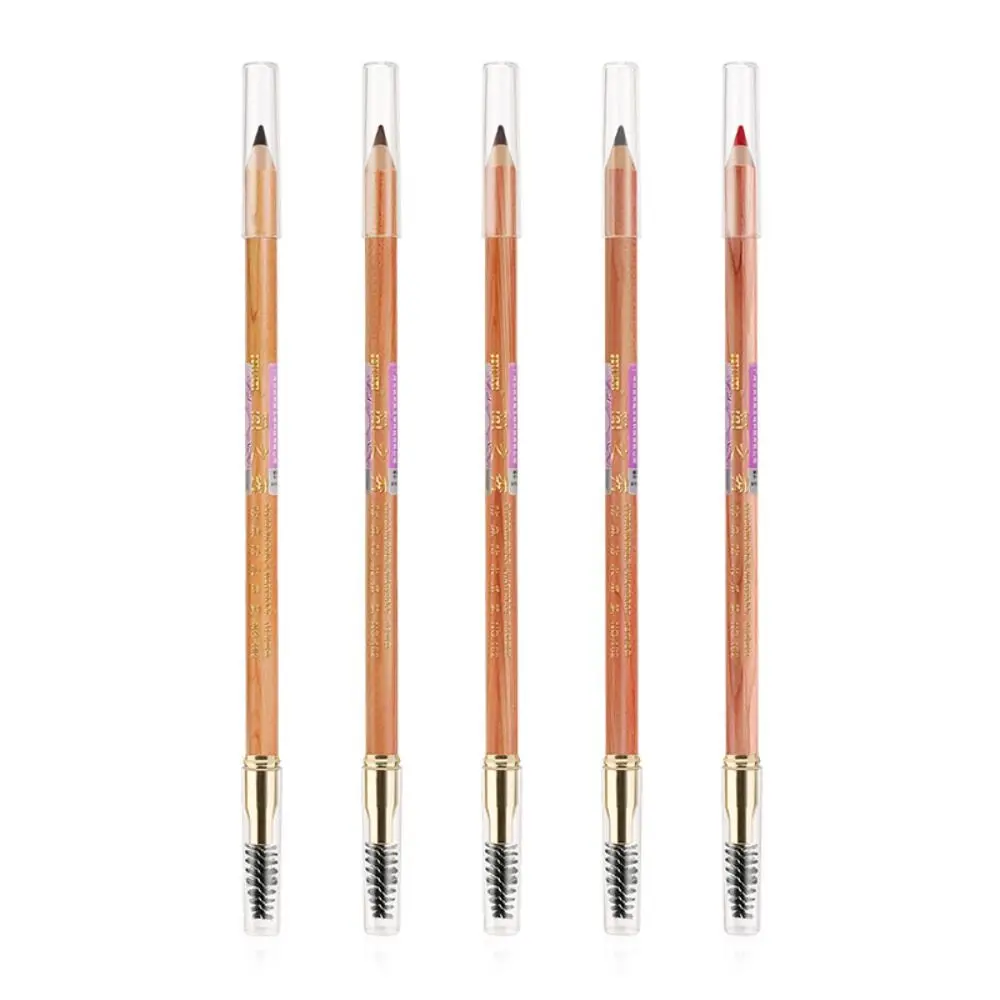 Lápiz de cejas profesional de doble cabeza, resistente al agua, fácil de aplicar, herramienta cosmética, maquillaje de tinte artístico
