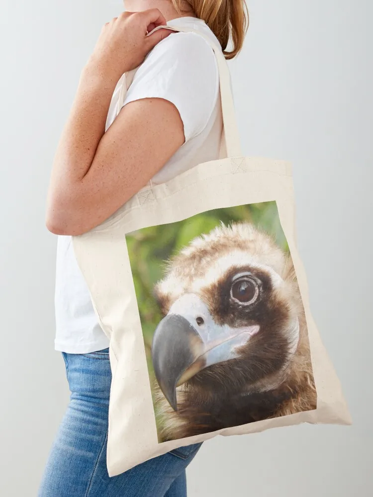 Bolsa Tote Cinereous Vulture para Mulheres 2025, Bolsa Universitária Ecológica, Sacola Dobrável para Mulheres