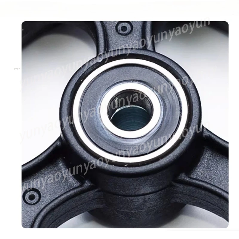 

Wheelchair Scooter Cart Plastic Wheels Double Bearings Solid Tire Replacement Wheels