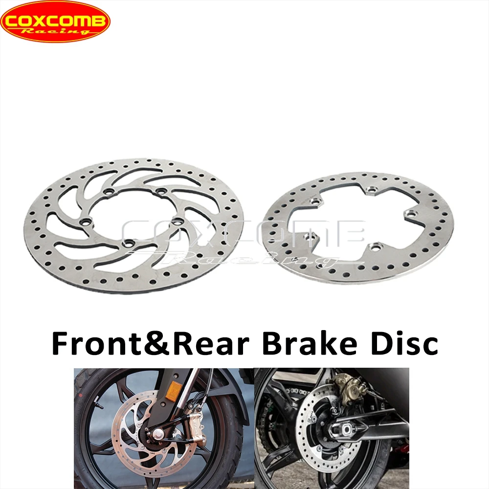 300mm 240mm Brake Plate Replacement For BMW G310R G310GS Motorcycle Iron Brake Disc Rotor Front Rear G310 R GS G310GS Edition 40