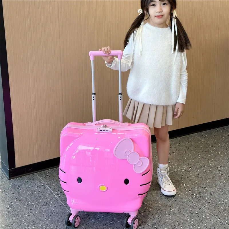 14/20 In Hello Kitty Cartoon Travel con serratura Trolley Box valigia custodia per il trucco grande capacità multifunzionale semplice regalo carino