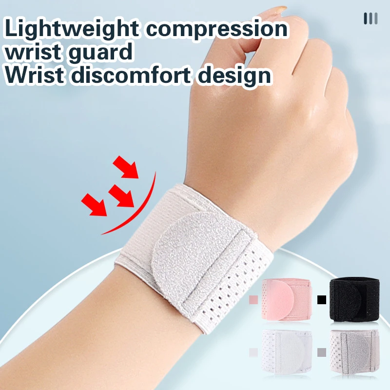 1Pcs Wrist Support Wrist Brace Ultra-thin Compression Wrist Straps For Workout Fitness Weightlifting Tendonitis Pain Sprains