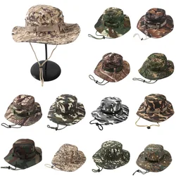 Camouflage hat Outdoor large overhang shade fisherman hat American casual breathable sun hat fishing hat jungle basin hat