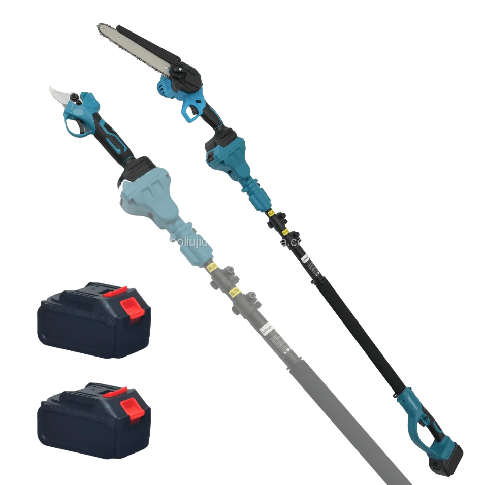 

Electric cordless lithium battery garden trimming scissors chainsaw telescopic rod brushless motor 800W DIY sample customization