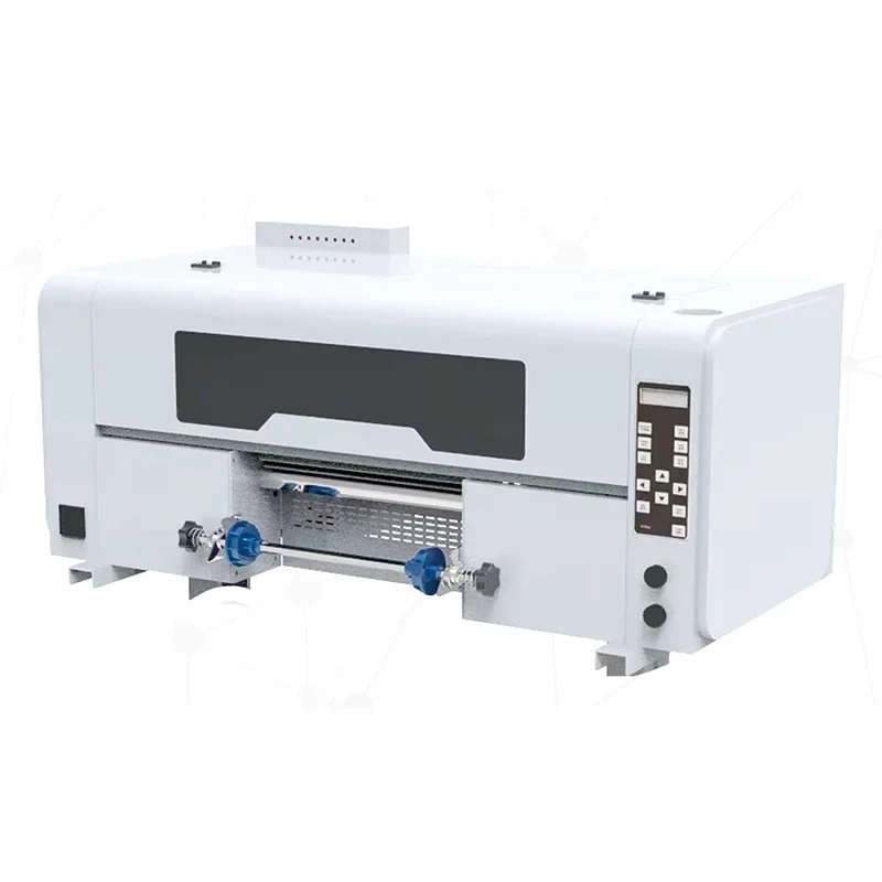 30CM A3 Uv Dtf Printer Small Flat Roll To Roll Crystal Label Coated Sticker Inkjet Printer