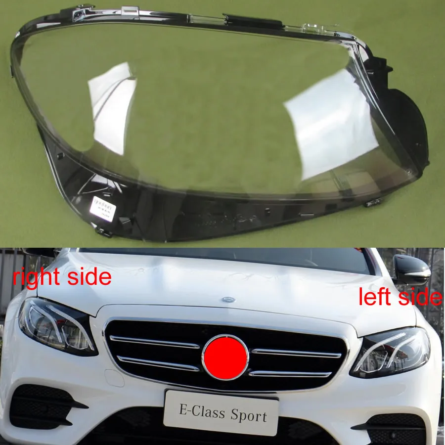 

For Mercedes Benz W213 E200L E300L E320L 2016 2017 2018 Headlights Cover Glass Lampshade Lamps Hade Headlamp Shell Lens