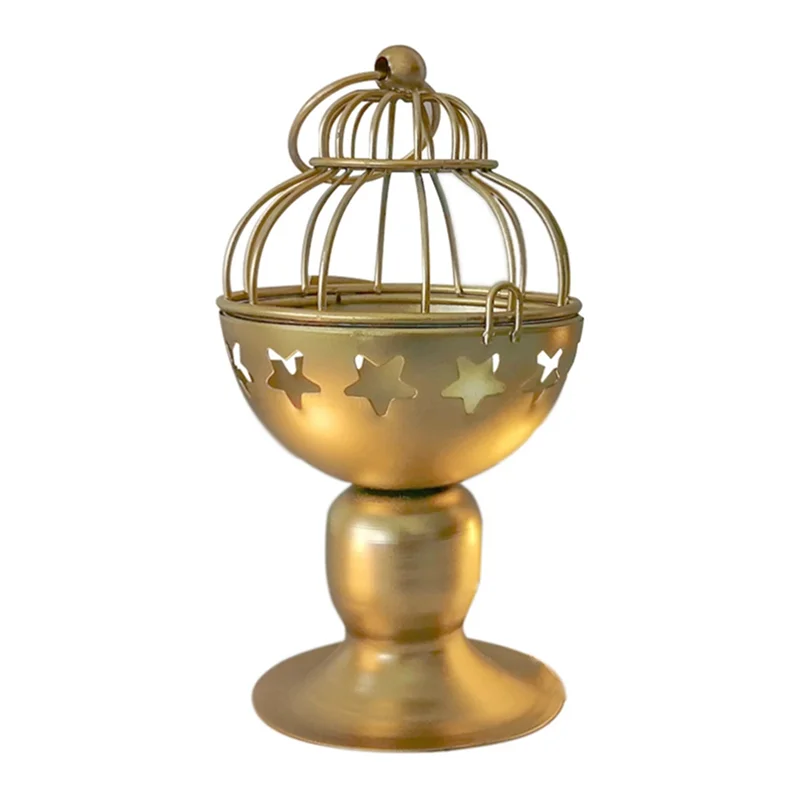 HFES 캔들 홀더 장식 캔들 랜턴 스타 할로우 봉헌 캔들 홀더 결혼식, 테이블 센터 피스 Du를위한 티 라이트 홀더