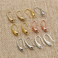 10pcs ( 5pairs) 20x11mm Rhodium Gold Matte Silver Plated Ear Hooks Earring Wires for Handmade Women Fashion Jewelry Earrings